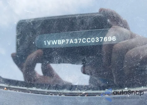 2012 Volkswagen Passat 2.5L Se from USA, damaged, VIN 1VWBP7A37CC037696